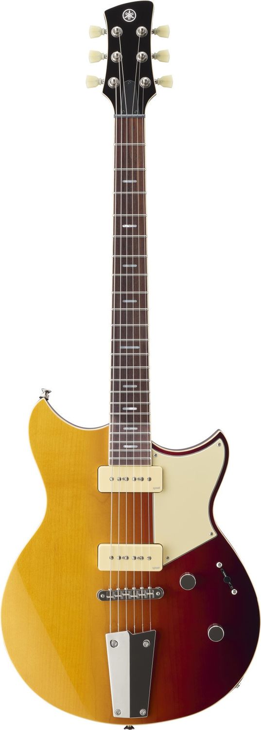 Yamaha RSS02T SSB Standard, Sunset Burst, chambered bdy, satin nck, stainlss steel frets, 5-way, focus switch (passive boost), gigbag