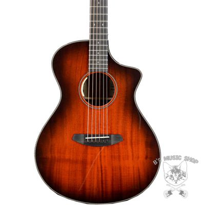 Breedlove Oregon Concert Ember CE Myrtlewood-Myrtlewood LTD w/Case