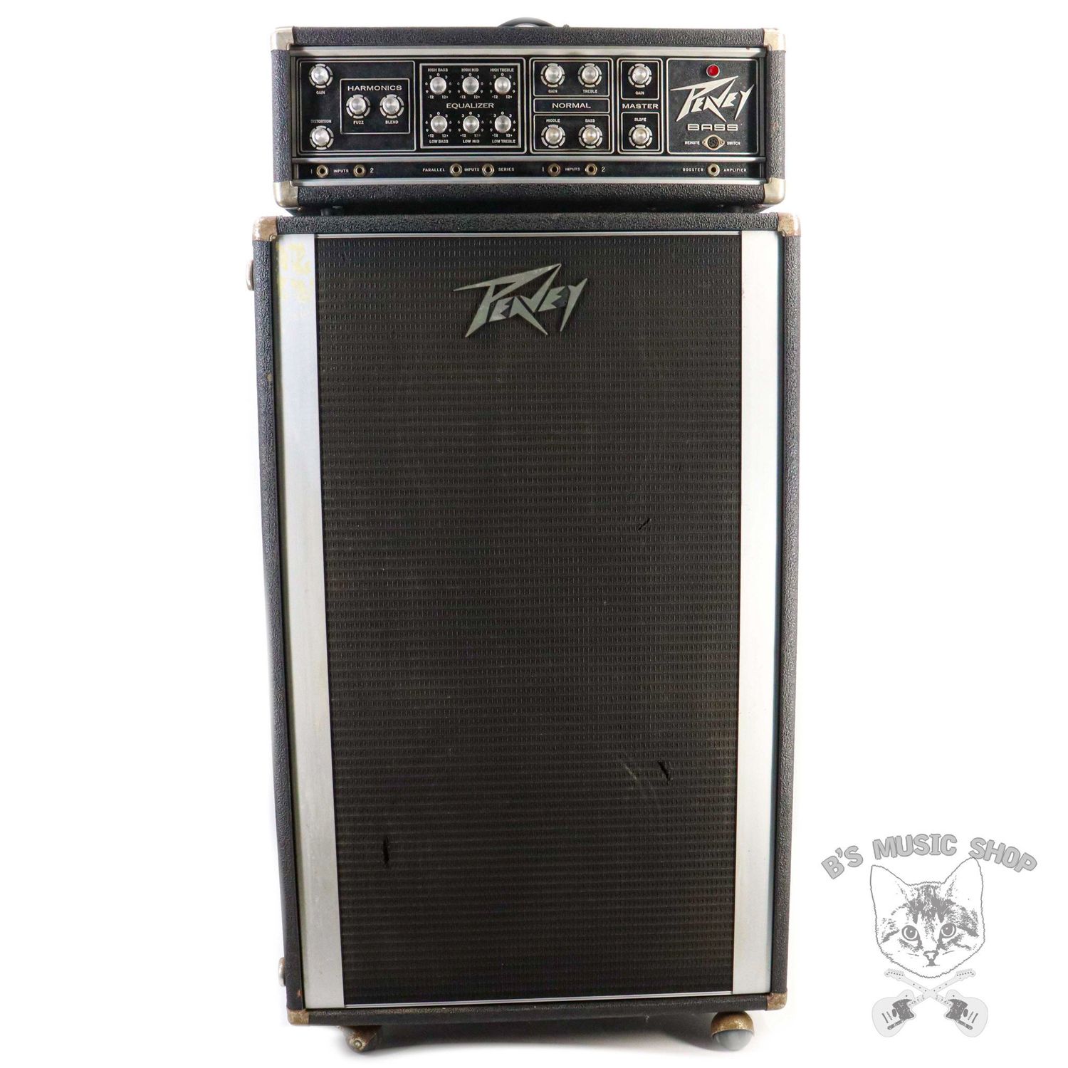 Used Peavey Series 400 Bass Head and 2x15&quot; Cab