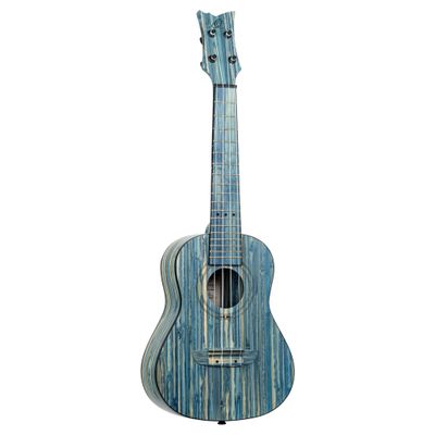 Ortega Bamboo Series Stonewashed Concert Ukulele w/Bag
