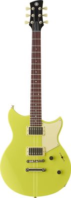 Yamaha RSE20 NYW Element, Neon Yellow, chambered body, 3-way, dry swtch w/passive high filter