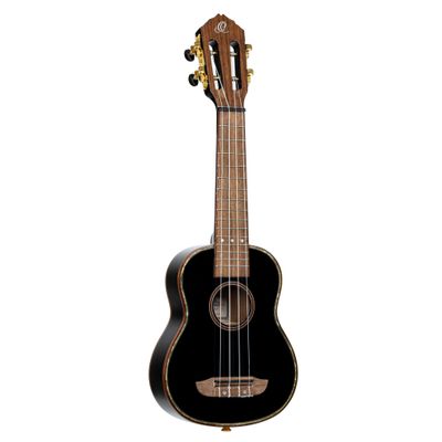 Ortega Onyx Series Soprano Ukulele w/Bag