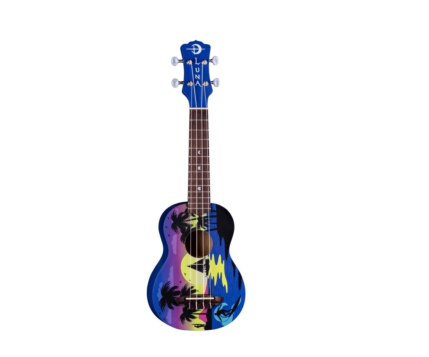 Luna Kauwela Summer Soprano Ukulele w/Gig Bag