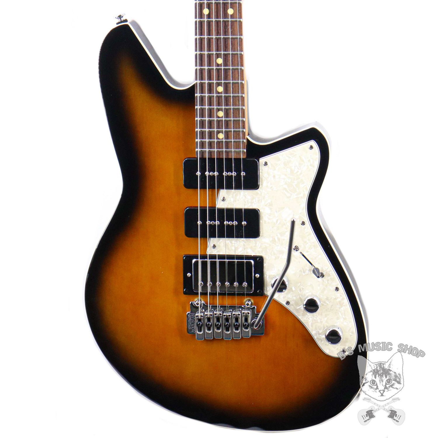 Reverend Six Gun HPP in Coffee Burst - Rosewood Fingerboard