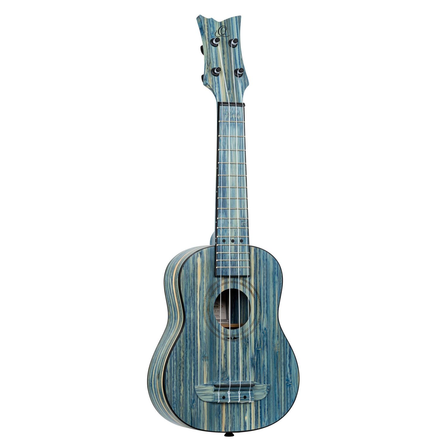 Ortega Bamboo Series Stonewashed Soprano Ukulele w/Bag