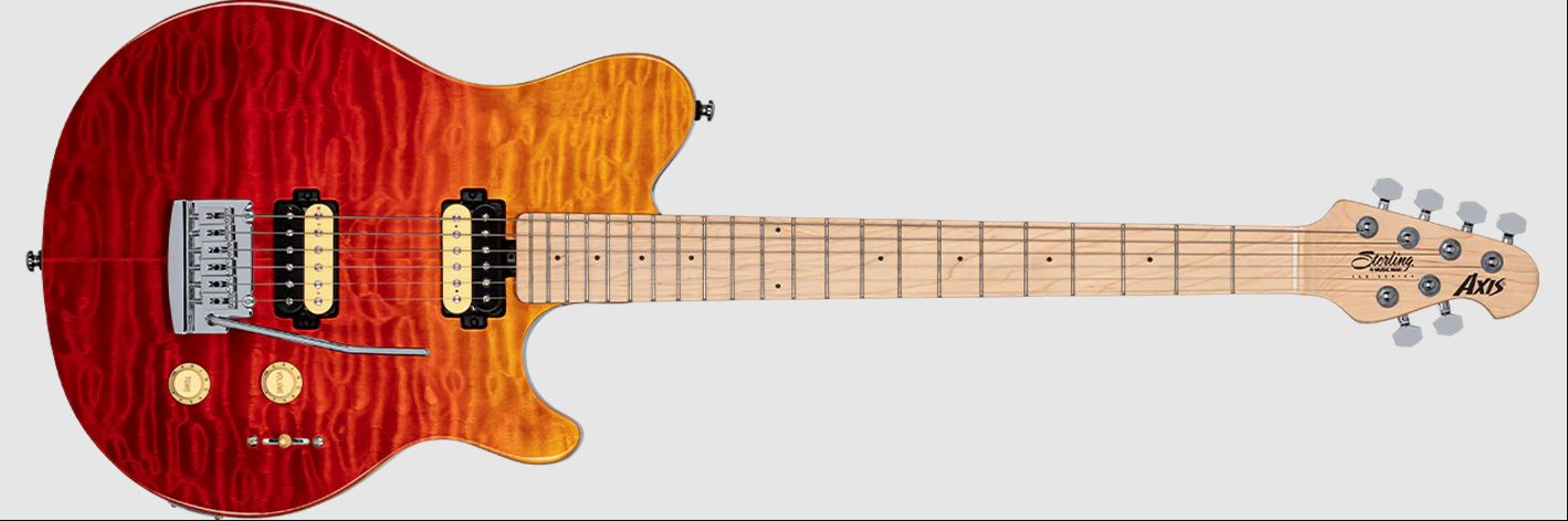 Sterling by Music Man SUB Series Axis AX3 in Spectrum Red