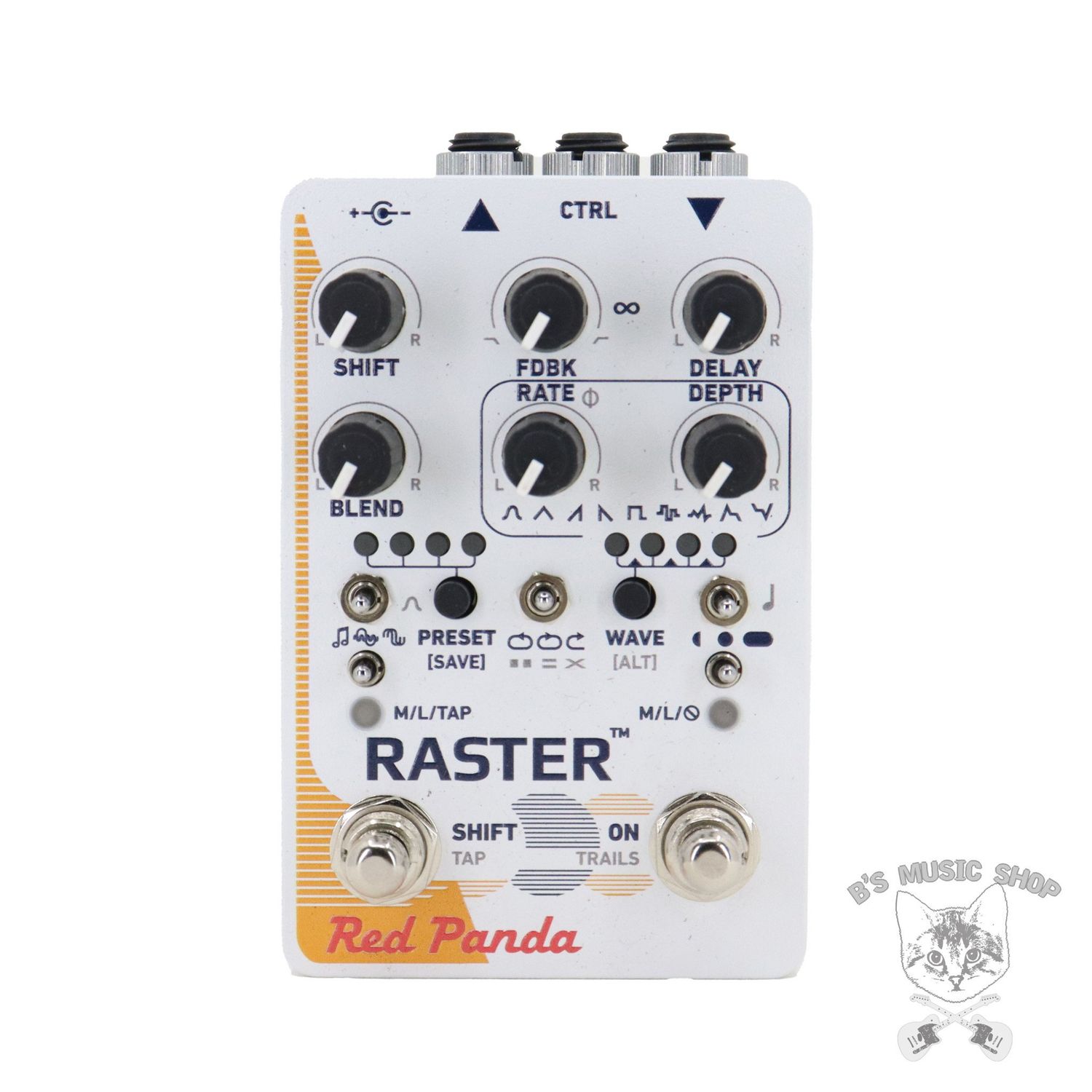 Red Panda Raster 2 Digital Delay Pedal