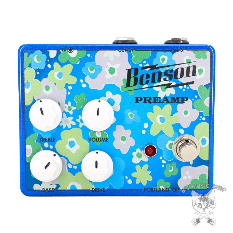 ギター benson preamp flower child blue flower Benson Preamp - Flower Child Special Edition