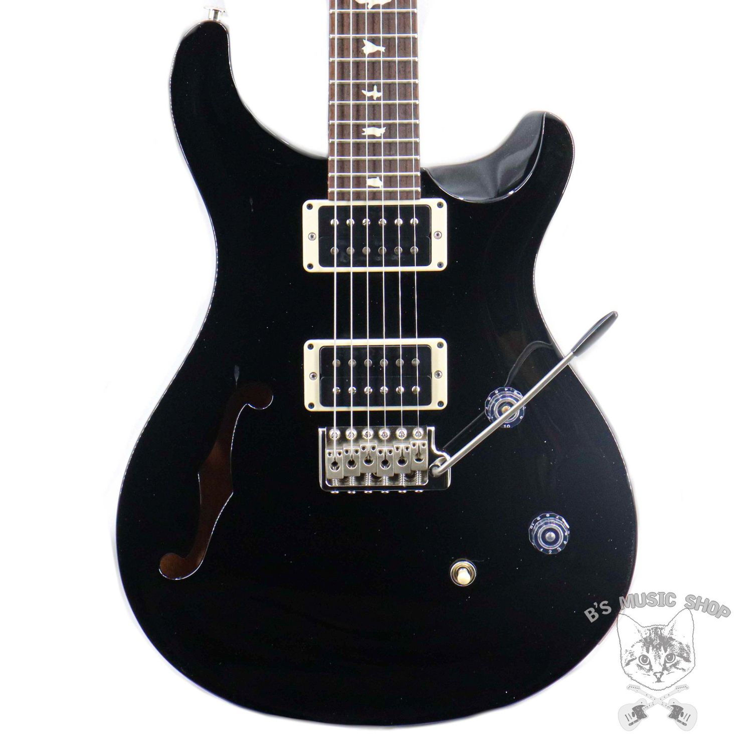 PRS CE24 Semi-Hollow in Black w/Gig Bag