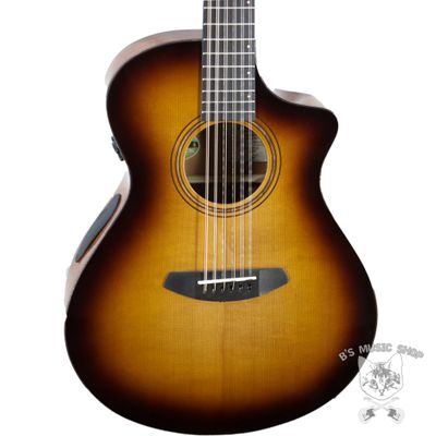 Breedlove Solo Pro Concert Edgeburst 12 String CE Red Cedar-African Mahogany w/Case
