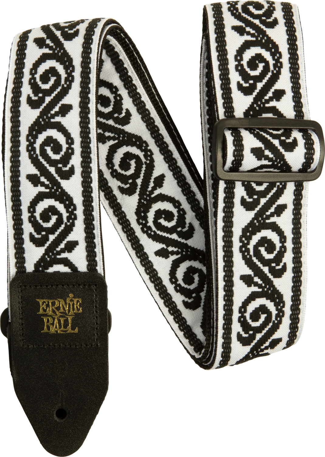 Ernie Ball Black Vine Jacquard Strap