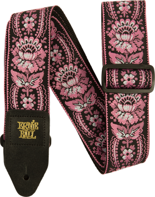 Ernie Ball Pink Orleans Jacquard Strap