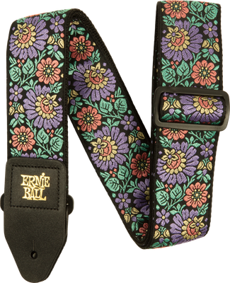 Ernie Ball Evening Bloom Jacquard Strap
