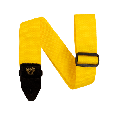 Ernie Ball Yellow &amp; Black Polypro Guitar Strap
