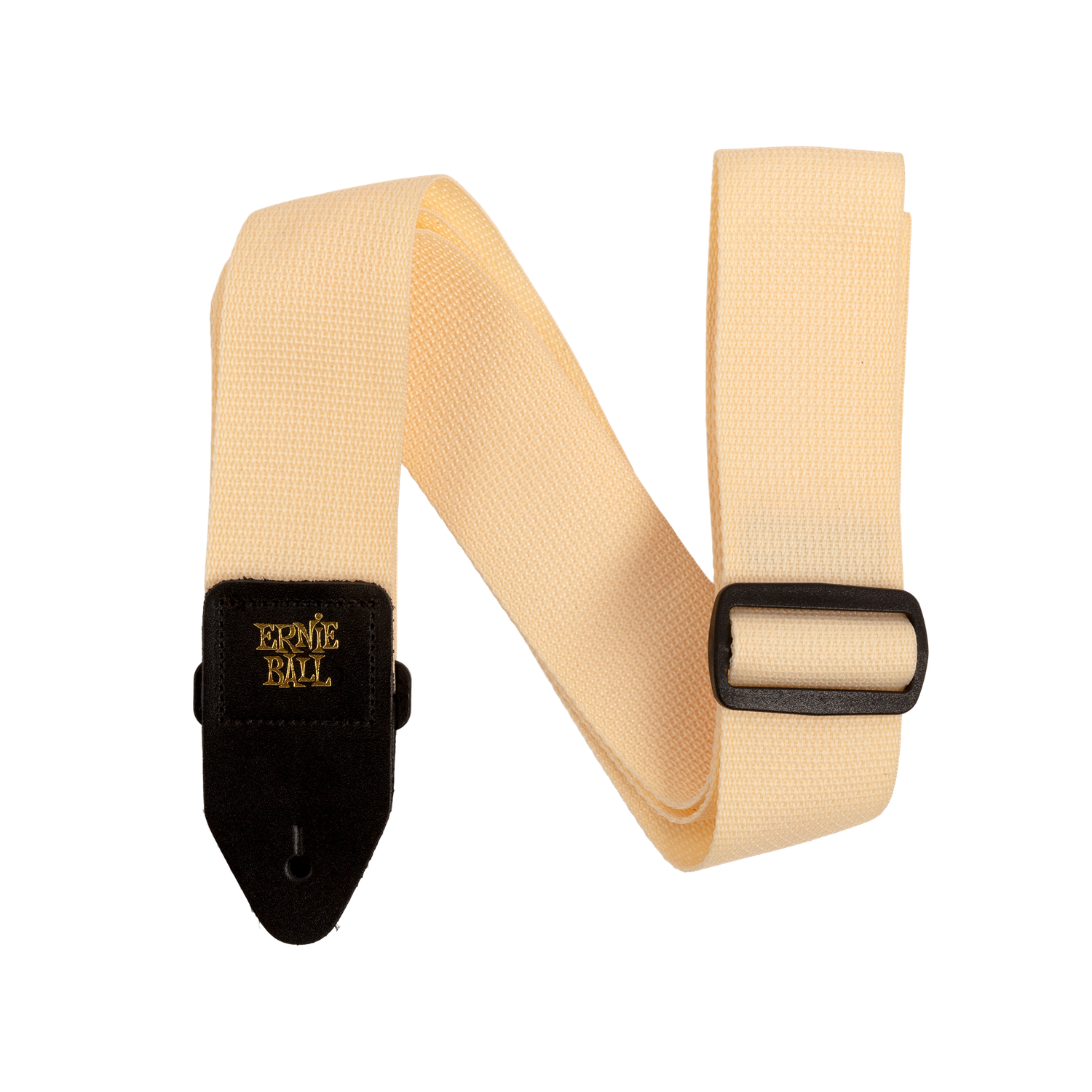 Ernie Ball Cream &amp; Black Polypro Guitar Strap