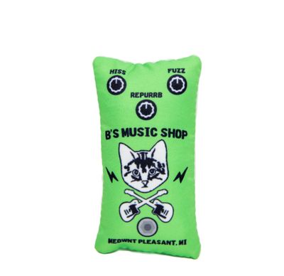 B&#39;s Music Shop Catnip Pedal Cat Toy Pillow