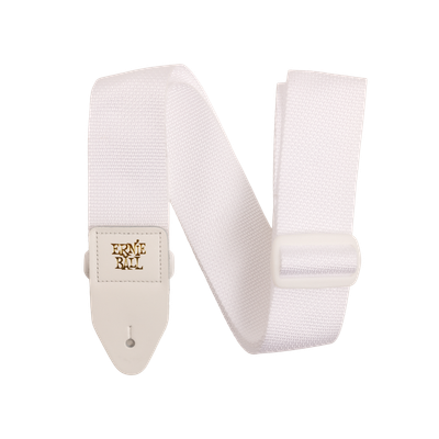 Ernie Ball White &amp; White Polypro Guitar Strap
