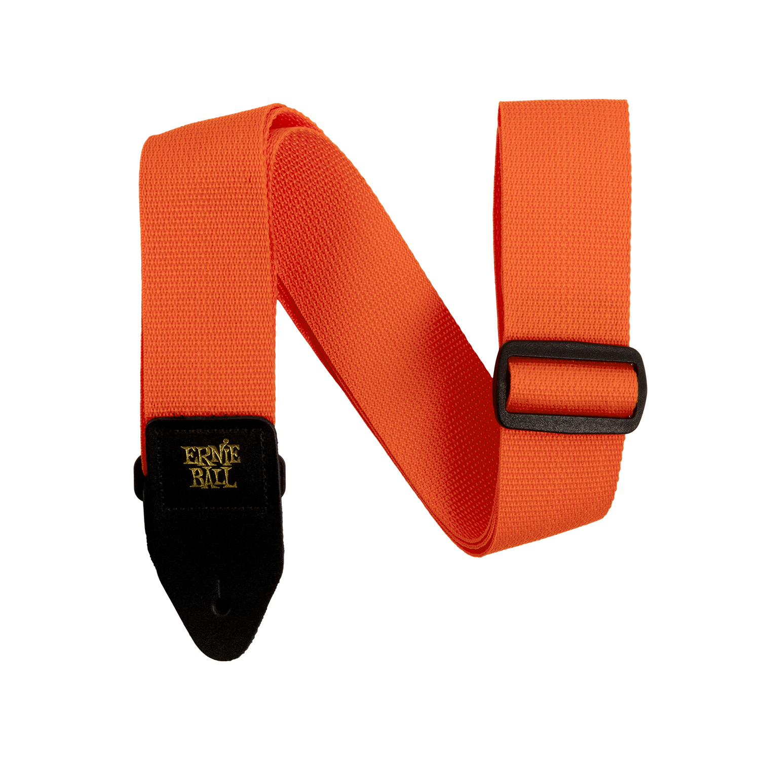 Ernie Ball Orange &amp; Black Polypro Guitar Strap
