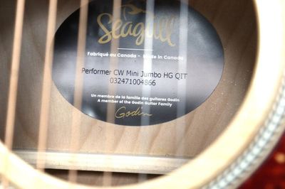 Seagull Performer CW Mini Jumbo HG Presys II w/Bag