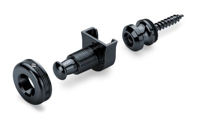 Schaller S-Locks Security Strap Locks - Black Chrome