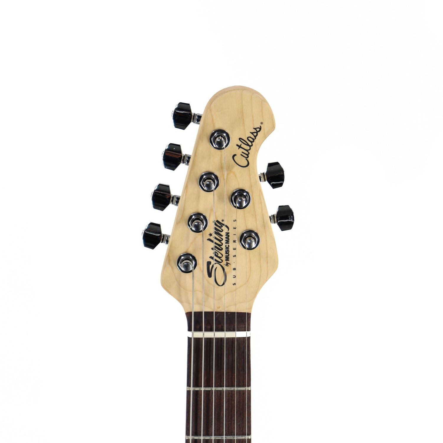 Sterling by Music Man S.U.B. Series Cutlass SSS in Charcoal Frost