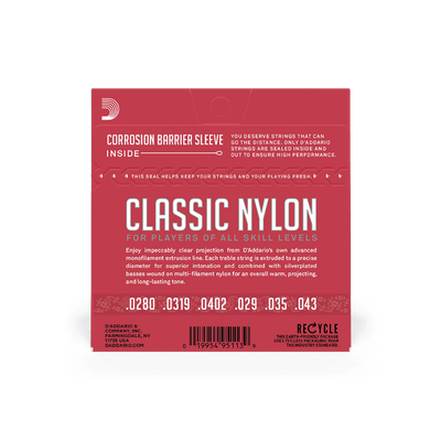 Normal Tension, Classic Nylon Student Classical Guitar Strings