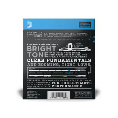 45-100 Regular Light, Long Scale, XL Nickel Bass Strings