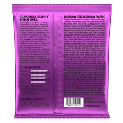 Ernie Ball Power Slinky 5-String Nickel Wound Electric Bass Strings - 50-135 Gauge