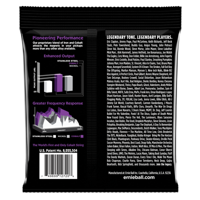 Ernie Ball Power Slinky Cobalt Electric Guitar Strings - 11-48 Gauge