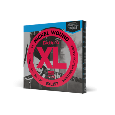 14-68 Medium Baritone, XL Nickel Electric Guitar Strings