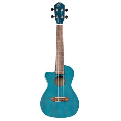 Ortega RUOCEAN-CE-L - Lefty Concert Acoustic/Electric Ukulele - Earth Series