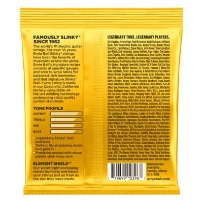Ernie Ball Skinny Top Beefy Bottom Slinky Nickel Wound Electric Guitar Strings 10 - 54 Gauge