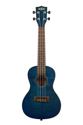 Kala Blue Exotic Mahogany Concert Ukulele