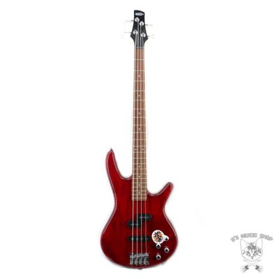 Ibanez GIO GSR200 Electric Bass - Transparent Red