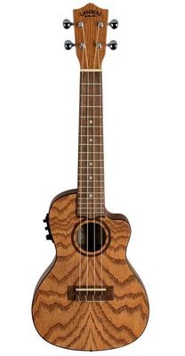 Lanikai Oak Cutaway Electric Concert Ukulele w/Bag