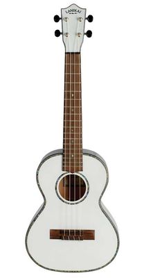 Lanikai Julia Michaels Signature White Pearl Tenor Ukulele w/Bag