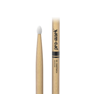 ProMark Classic Forward 5A Hickory Drumstick, Oval Nylon Tip