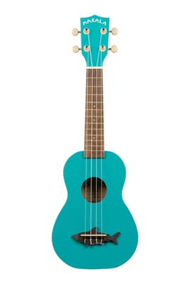 Makala Sharks Mako Blue Soprano Ukulele [Rosewood Update]