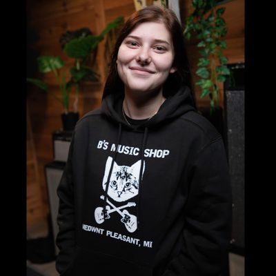 B's Music Shop Hoodie Style