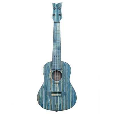 Ortega Bamboo Series Stonewashed Concert Ukulele w/Bag