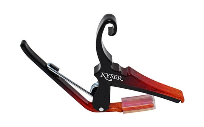 Kyser Quick-Change Patterned Capo, Color: Sunburst