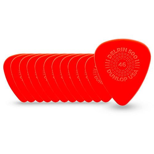 Dunlop Prime Grip Delrin 500 12pk Picks, Size: .46mm