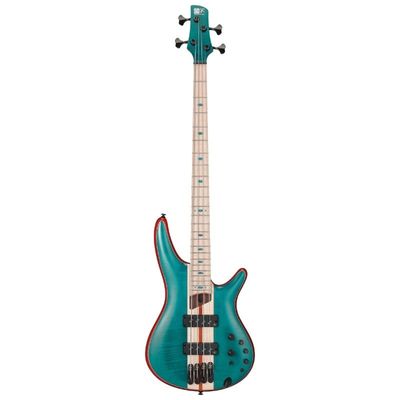 Ibanez SR Premium 4str Electric Bass w/Bag  - Caribbean Green Low Gloss