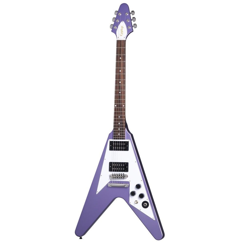 Epiphone Kirk Hammett 1979 Flying V (Incl. Hard Case) in Purple Metallic