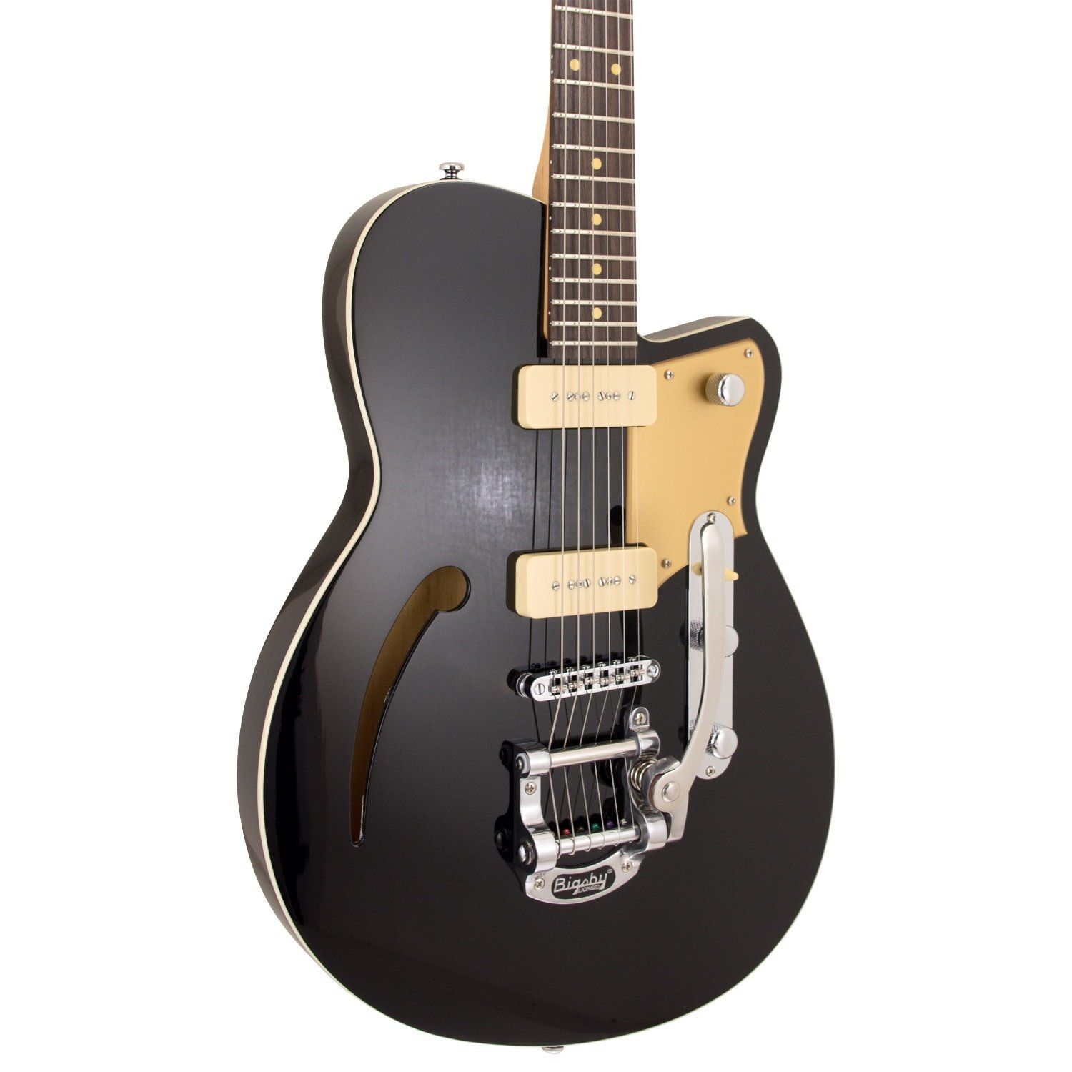 Reverend Club King 290 - Bigsby in Midnight Black