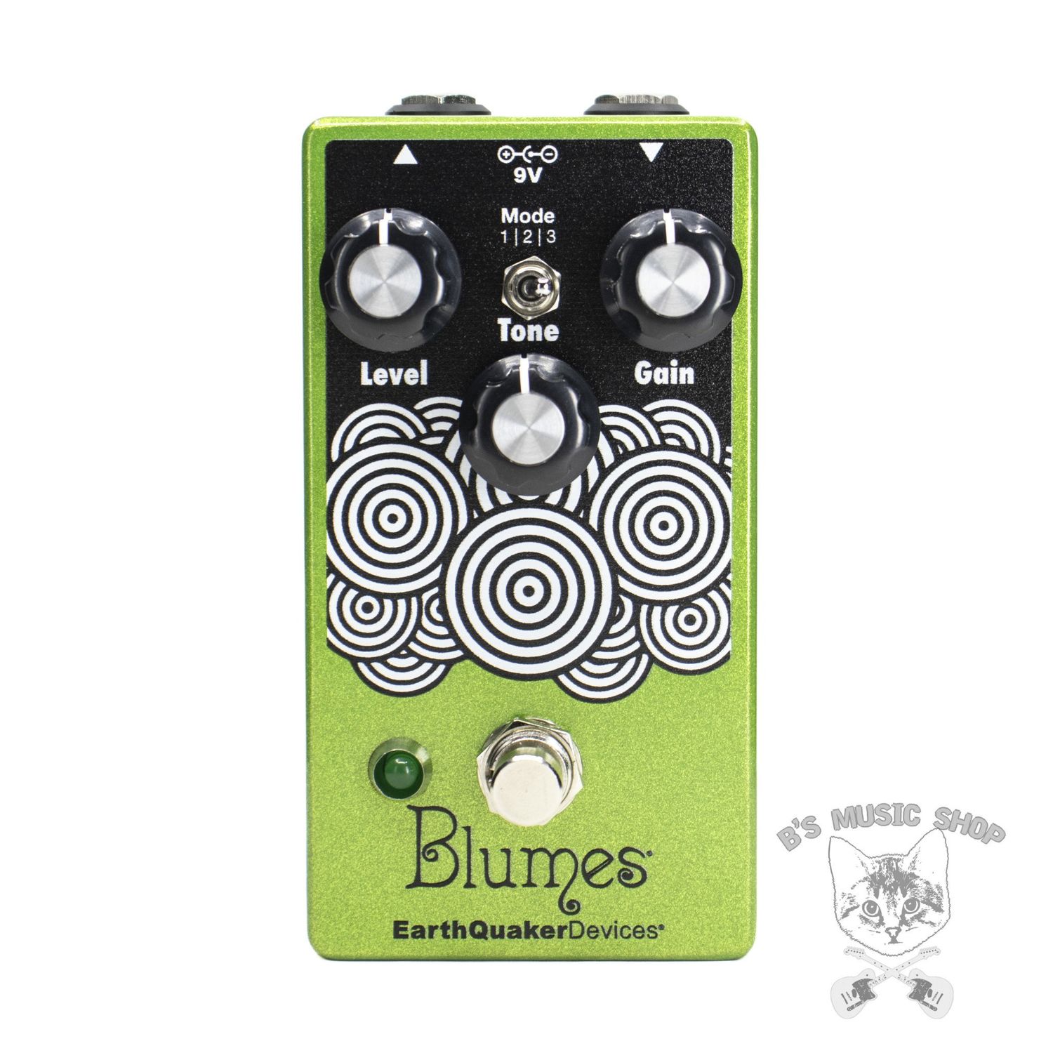 B&#39;s Music Cat Green EarthQuaker Devices Blumes Bass Overdrive