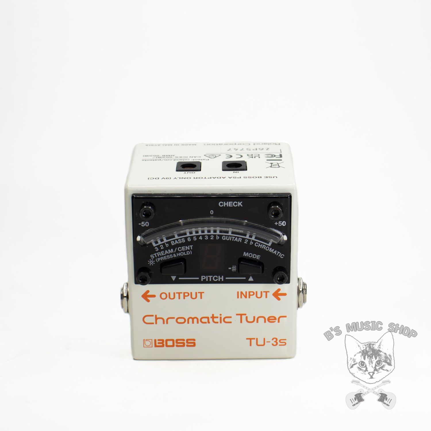 Used Boss TU-3s Chromatic Tuner