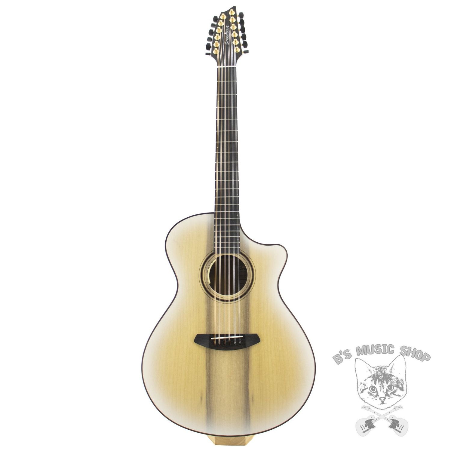 Breedlove Oregon Concerto White Sand  12 string CE Myrtlewood-Myrtlewood LTD