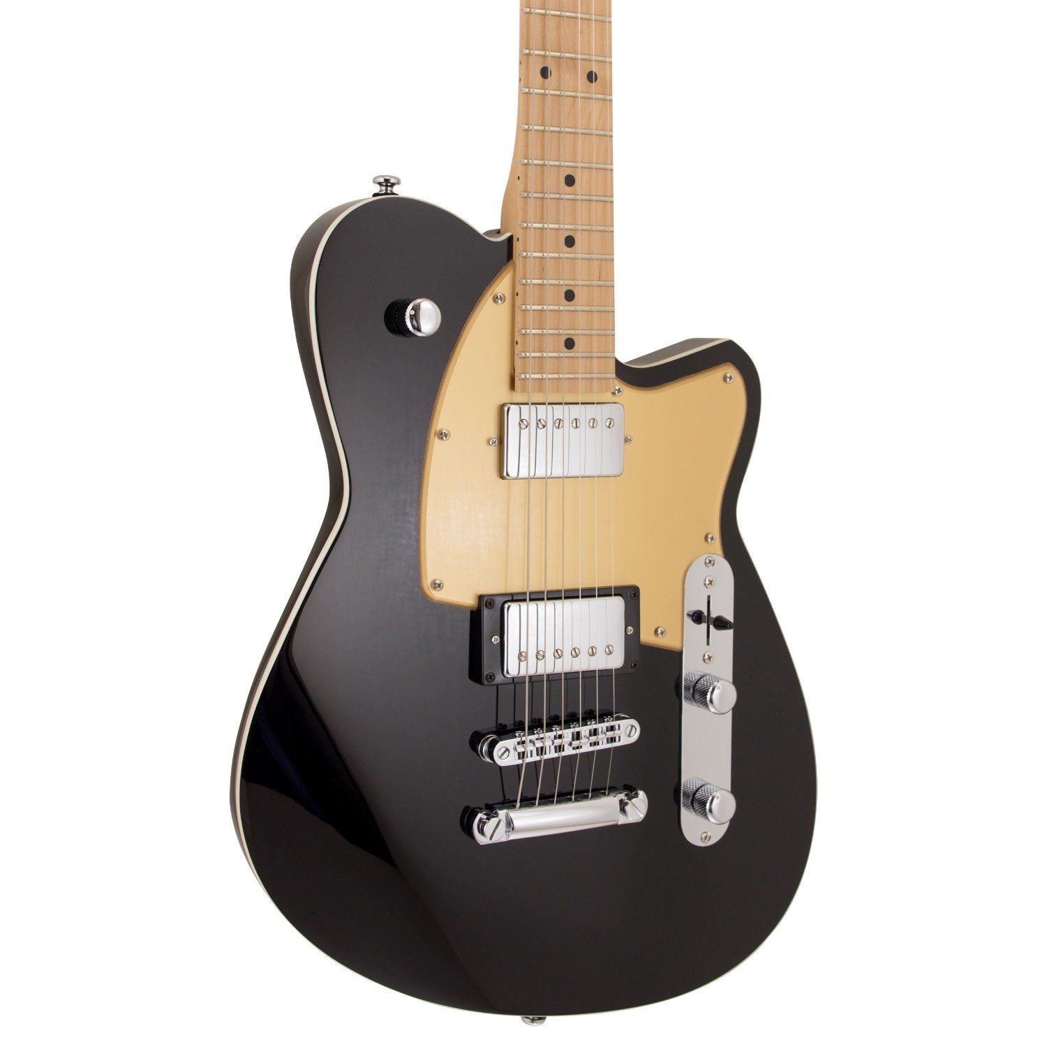 Reverend Charger HB in Midnight Black
