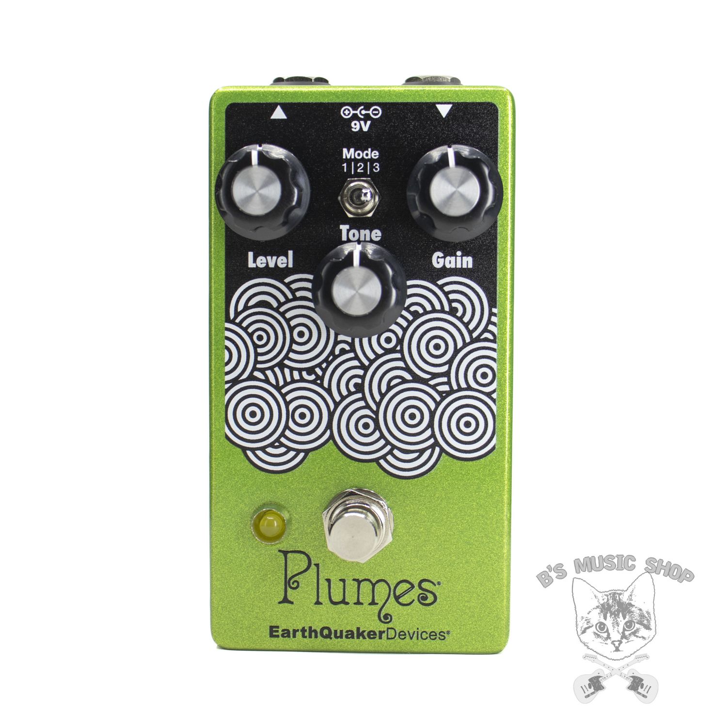 EarthQuaker Devices Plumes - B&#39;s Music Kitty Green Sparkle
